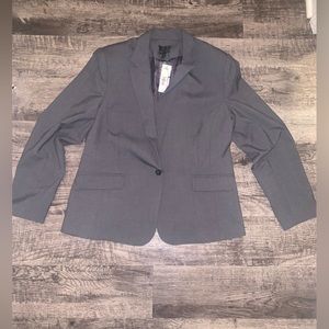 Gray Blazer Suit Jacket
